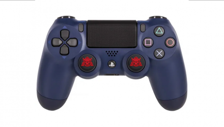 Накладки на Стіки 2шт RMC Ghost of Tsushima Samurai PlayStation 5 4 3 2 1 Xbox Series One 360 Switch 2 Black Red - Retromagaz, image 2