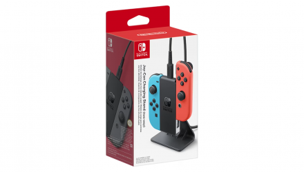 Тримач для Joy-Con Nintendo Switch Зарядний Charging Stand for 2 Joy-Con Black Новий - Retromagaz, image 4