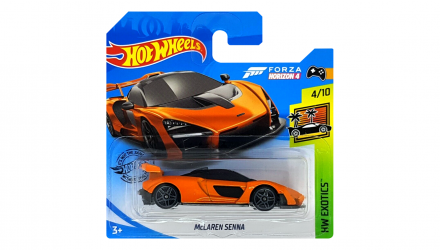 Машинка Базовая Hot Wheels Forza Horizon 4 McLaren Senna Exotics 1:64 FYG22 Orange - Retromagaz, image 1