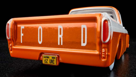 Машинка Premium Hot Wheels 1962 Ford F100 Red Line Club RLC 1:64 GXJ18 Orange - Retromagaz, image 4