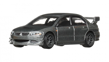 Машинка Premium Hot Wheels Lancer Evolution IX II Ronin Run 1:64 JBK86 Grey - Retromagaz, image 1