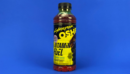 Напиток Oshee Cyberpunk Vitamin Fuel Peach & Strawberry 555ml - Retromagaz, image 1