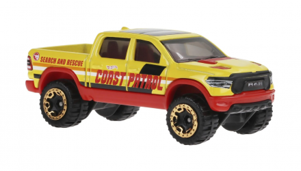 Машинка Базова Hot Wheels 2020 RAM 1500 Rebel Treasure Hunts Rescue 1:64 HKL04 Yellow - Retromagaz, image 5