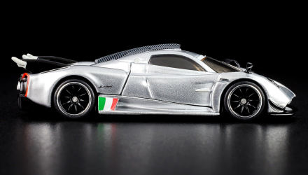 Машинка Premium Hot Wheels '21 Pagani Huayra R Red Line Club RLC 1:64 JCP22 Silver - Retromagaz, image 3