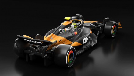 Машинка Premium Hot Wheels McLaren Formula 1 Team (#4) Formula One Collection 1:64 JBM11 Orange - Retromagaz, image 2