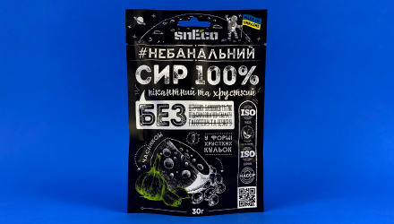 Сыр Сушеный SnEco Классический с чесноком 30g - Retromagaz, image 1