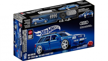 Конструктор Hot Wheels Brick Shop Speed Audi Avant RS2 253 деталей JGR28 Blue - Retromagaz, image 1