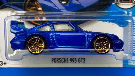 Машинка Базова Hot Wheels Porsche 993 GT2 Showroom 1:64 DHT11 Blue - Retromagaz, image 2