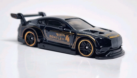 Машинка Базова Hot Wheels 2018 Bentley Continental GT3 Race Day 1:64 JBB30 Black - Retromagaz, image 1