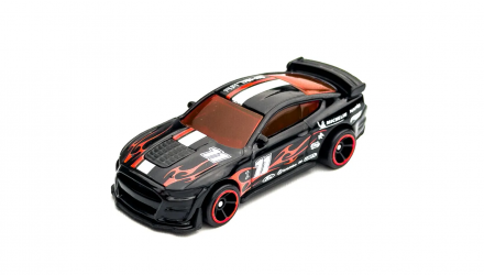 Машинка Базовая Hot Wheels 2020 Ford Mustang Shelby GT500 Nightspeed 1:64 JJK68 Black - Retromagaz, image 2