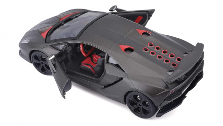 Машинка Bburago Lamborghini Sesto Elemento Standart 1:24 Grey - Retromagaz, image 2