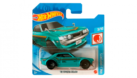 Машинка Базовая Hot Wheels '70 Toyota Celica J-Imports 1:64 GTC09 Turquoise - Retromagaz, image 1