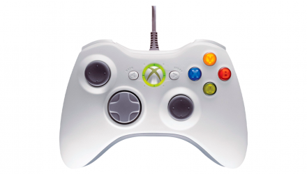 Геймпад Дротовий Microsoft Xbox 360 White 2m Б/У - Retromagaz, image 1