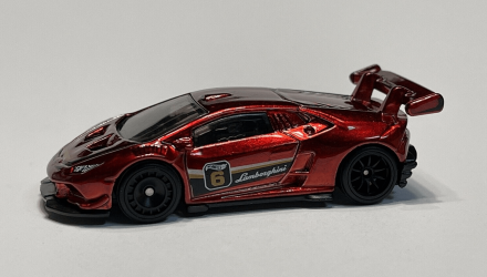 Машинка Базовая Hot Wheels Lamborghini Huracán LP 620-2 Super Trofeo Super Treasure Hunt STH Exotics 1:64 HTF43 Red - Retromagaz, image 1