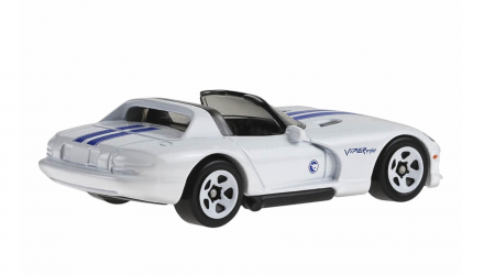 Машинка Базовая Hot Wheels '92 Dodge Viper RT/10 Drop Tops 1:64 JJM01 White - Retromagaz, image 2