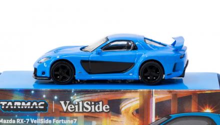 Машинка Premium Tarmac Works Mazda RX-7 VeilSide Fortune7 1:64 T64G-075-BL Blue - Retromagaz, image 3