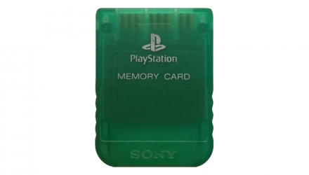 Карта Памяти Sony PlayStation 1 SCPH-1193 Winter Christmas Limited Edition 1MB Trans-Green Б/У - Retromagaz, image 1