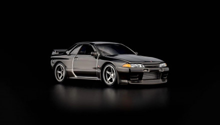 Машинка Premium Hot Wheels Nissan Skyline GT-R (BNR34) Red Line Club RLC 1:64 JJY54 Black - Retromagaz, image 1