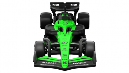 Машинка Premium Hot Wheels KICK Sauber F1 Team (#27 Nico Hülkenberg) 1:64 JKD84 Green - Retromagaz, image 4