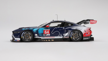 Машинка Premium MINI GT Ford Mustang GT3 #64 Ford Multimatic Motorsports 2024 IMSA Daytona 24 Hrs 1:64 MGT00898 Black - Retromagaz, image 3