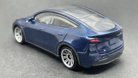 Машинка Большой Город Matchbox Tesla Model Y Metro 1:64 HVN74 Blue - Retromagaz, image 2