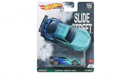 Машинка Premium Hot Wheels Pandem Subaru BRZ Falken Slide Street 1:64 GRJ81 Blue - Retromagaz, image 1