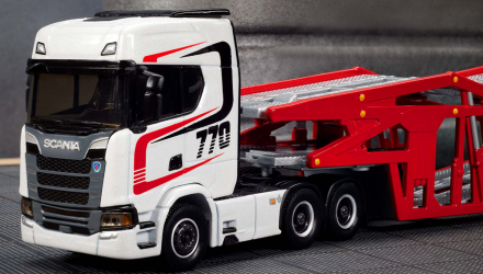 Машинка Premium Hot Wheels Scania 770 S Elite 64 1:64 HWR95 White - Retromagaz, image 1