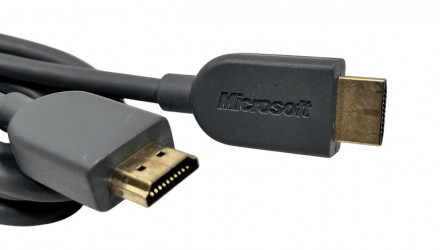 Кабель Microsoft Xbox 360 HDMI 1.4 - HDMI 1.4 Grey 2m Б/У - Retromagaz, image 2