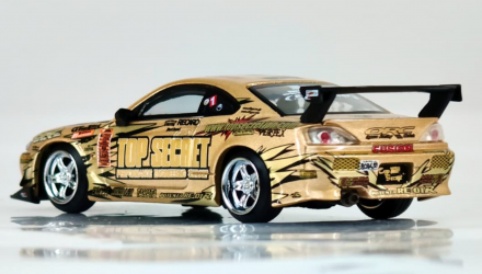 Машинка Premium MINI GT Nissan Nissan Silvia (S15) Top Secret D1GP 1:64 MGT00714-BL Gold - Retromagaz, image 2