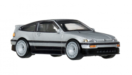 Машинка Premium Hot Wheels '88 Honda CRX Car Culture 1:64 JKF13 Grey - Retromagaz, image 4
