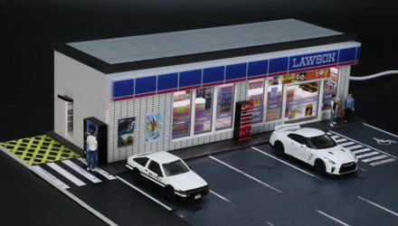 Диорама G-Fans LAWSON Building Diorama 1:64 710024 Black - Retromagaz, image 3