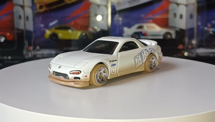 Тематическая Машинка Hot Wheels 1995 Mazda RX-7 Fast & Furious 1:64 JKX16 White - Retromagaz, image 1