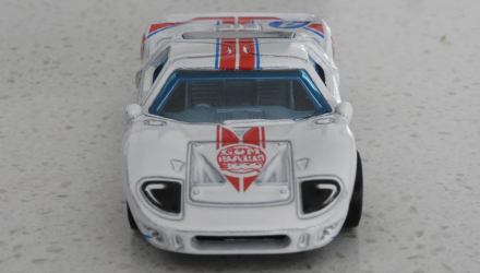 Машинка Базовая Hot Wheels Ford GT-40 Gumball 3000 Then and Now 1:64 GTB33 White - Retromagaz, image 5