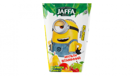 Сік Jaffa Мультивітамінний з М'якоттю Minions 125ml - Retromagaz, image 1