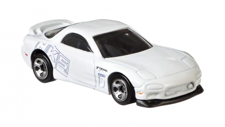 Тематическая Машинка Hot Wheels '95 Mazda RX-7 Fast & Furious 1:64 FYY54 White - Retromagaz, image 3