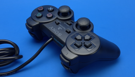 Набор Консоль Sony PlayStation 2 Slim SCPH-9xxx Europe Black Б/У  + Геймпад Проводной DualShock 2 SCPH-10010 - Retromagaz, image 8