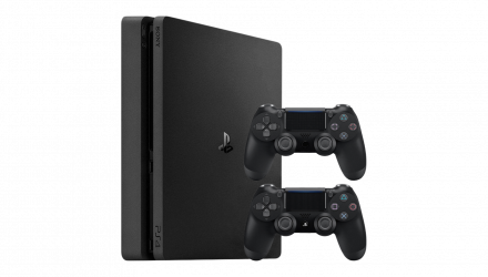 Набір Консоль Sony PlayStation 4 Slim 1TB Black Б/У + Геймпад Бездротовий RMC DoubleShock 4 - Retromagaz, image 1