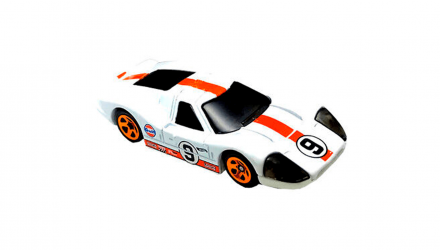 Машинка Базовая Hot Wheels '67 Ford GT40 Mk.IV Gulf Retro Racers 1:64 HCW67 White - Retromagaz, image 2