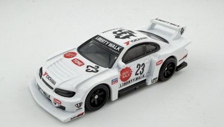 Машинка Premium Hot Wheels LB Super Silhouette Nissan Silvia (S15) Aerostyles 1:64 JKF34 White - Retromagaz, image 1