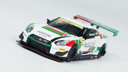 Машинка Premium MINI GT Nissan GT-R NISMO GT3 #23 KCMG 2018 FIA GT World Cup Macau 1:64 MGT00593-CH White Машинка Premium MINI GT Nissan GT-R NISMO GT3 #23 KCMG 2018 FIA GT World Cup Macau 1:64 MGT00593-CH White - Retromagaz, image 1