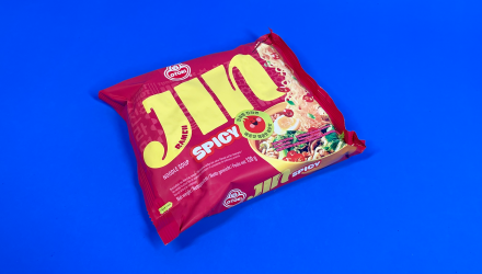 Локшина Ottogi Jin Рамьон з Овочами і Яловичиною Гостра 120g - Retromagaz, image 1