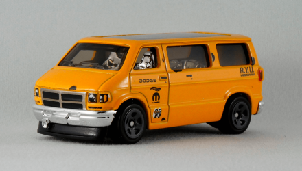 Машинка Базова Hot Wheels Dodge Van Drift 1:64 GTB84 Yellow - Retromagaz, image 2