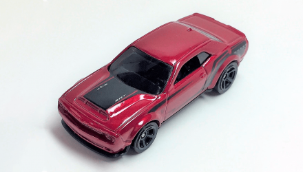 Машинка Базовая Hot Wheels '16 Dodge Challenger SRT Demon Muscle Mania 1:64 FYD73 Red - Retromagaz, image 2