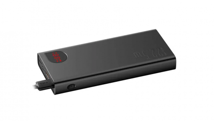 Портативный Аккумулятор Power Bank Baseus Adaman Metal Digital Display (PPAD000101, PPADM20S) Black 20000 mAh 22.5 W Новый - Retromagaz, image 2