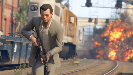 Набор Консоль Sony PlayStation 3 Slim 120GB Black Б/У  + Геймпад Беспроводной DualShock 3 + Игра Grand Theft Auto V Русские Субтитры - Retromagaz, image 1
