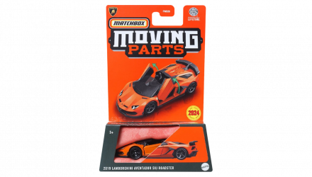 Тематическая Машинка Matchbox 2019 Lamborghini Aventador SVJ Roadster Moving Parts 1:64 FWD28/HLG03 Orange - Retromagaz, image 1