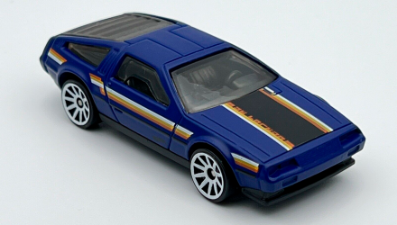 Машинка Базова Hot Wheels DMC Delorean The `80S 1:64 HKJ65 Dark Blue - Retromagaz, image 5