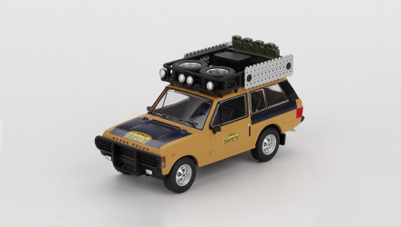 Машинка Premium MINI GT Range Rover 1981 Camel Trophy Sumatra C.Swoboda & K.Mentel Winner 1:64 MGT01144 Grey - Retromagaz, image 1