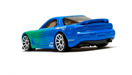 Машинка Базовая Hot Wheels '95 Mazda RX-7 Fast & Furious Drift 1:64 HCV86 Blue - Retromagaz, image 6