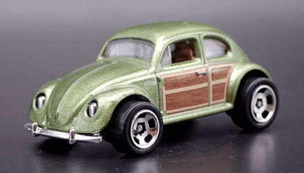 Машинка Базова Hot Wheels Volkswagen Beetle Compact Kings 1:64 HCW88 Green - Retromagaz, image 2